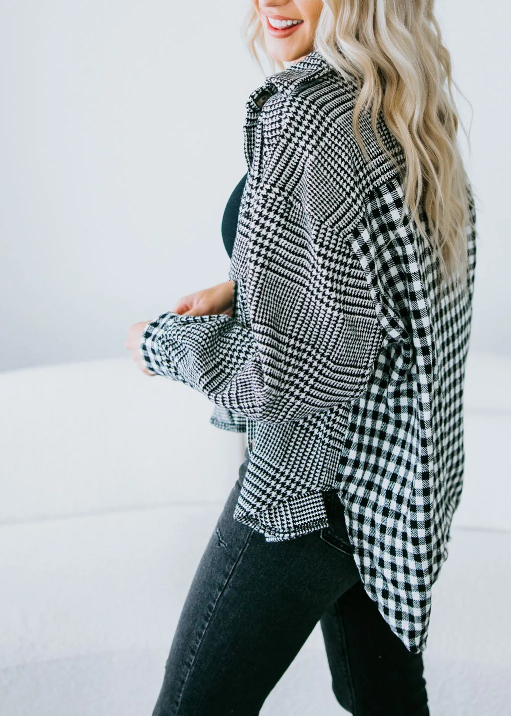 Alice Gingham Shacket