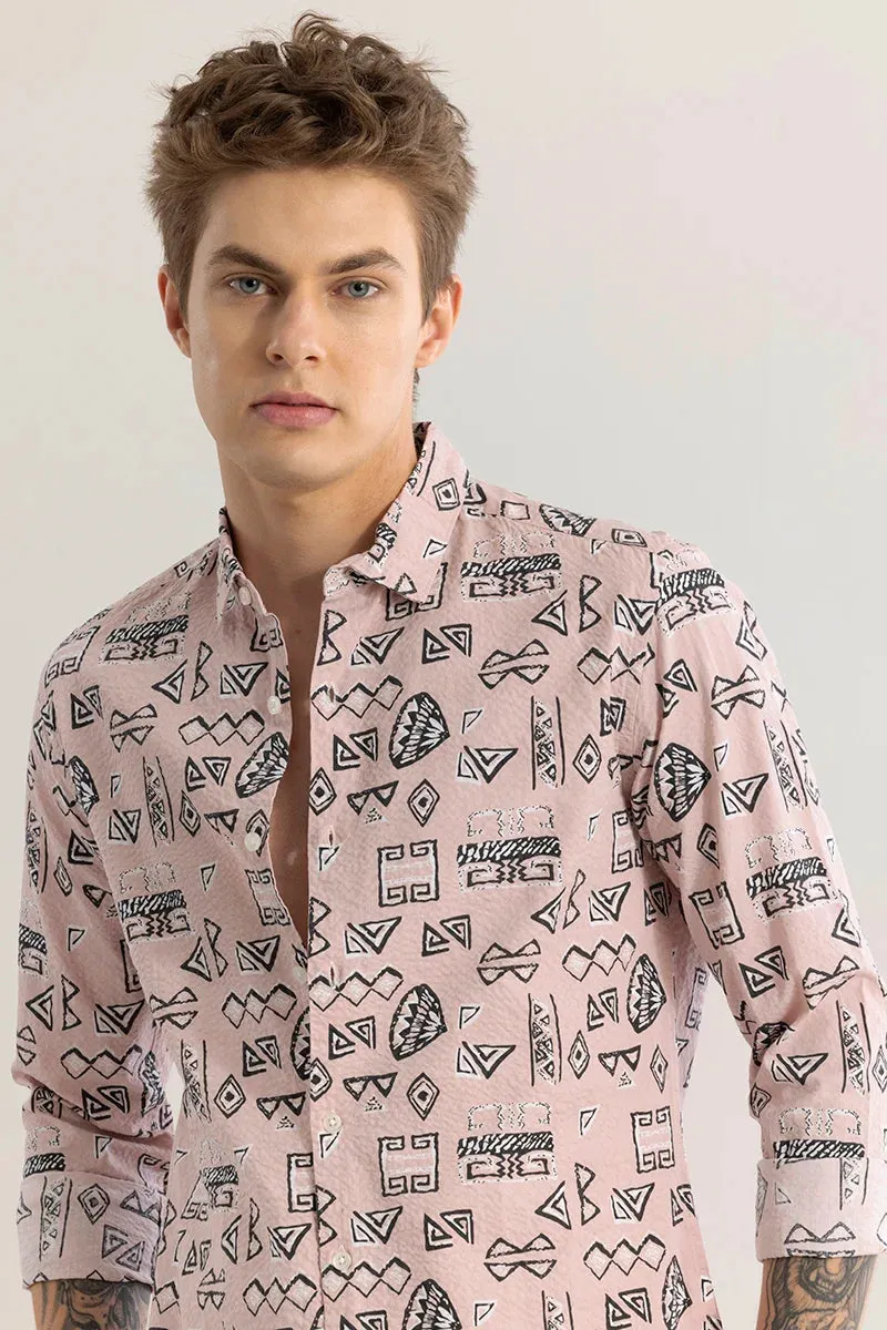 Arti Pink Geometric Shirt