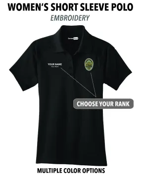 Atascadero Police - Women's Embroidered Short Sleeve Polo