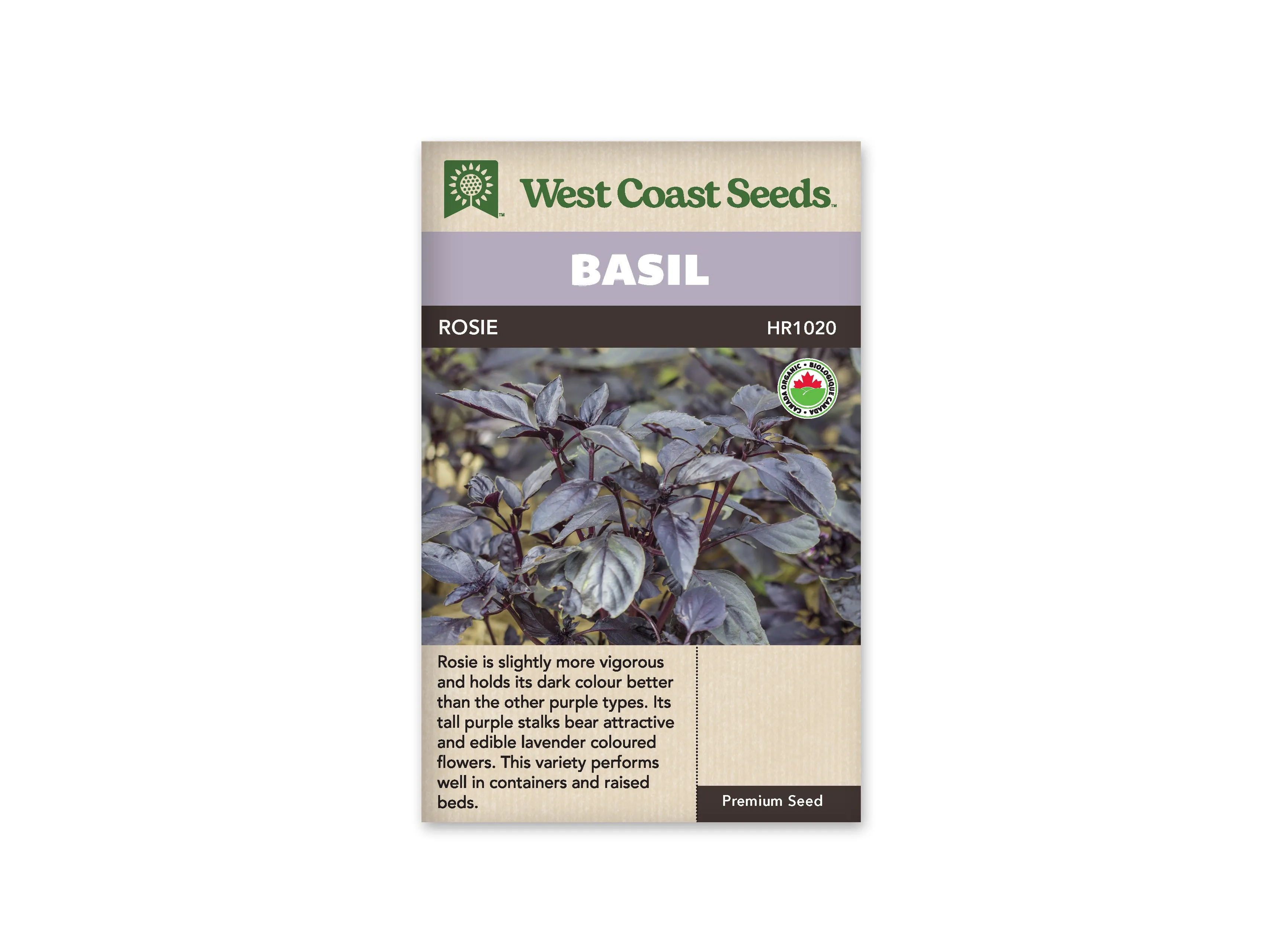 Basil - Rosie Organic (Seeds)