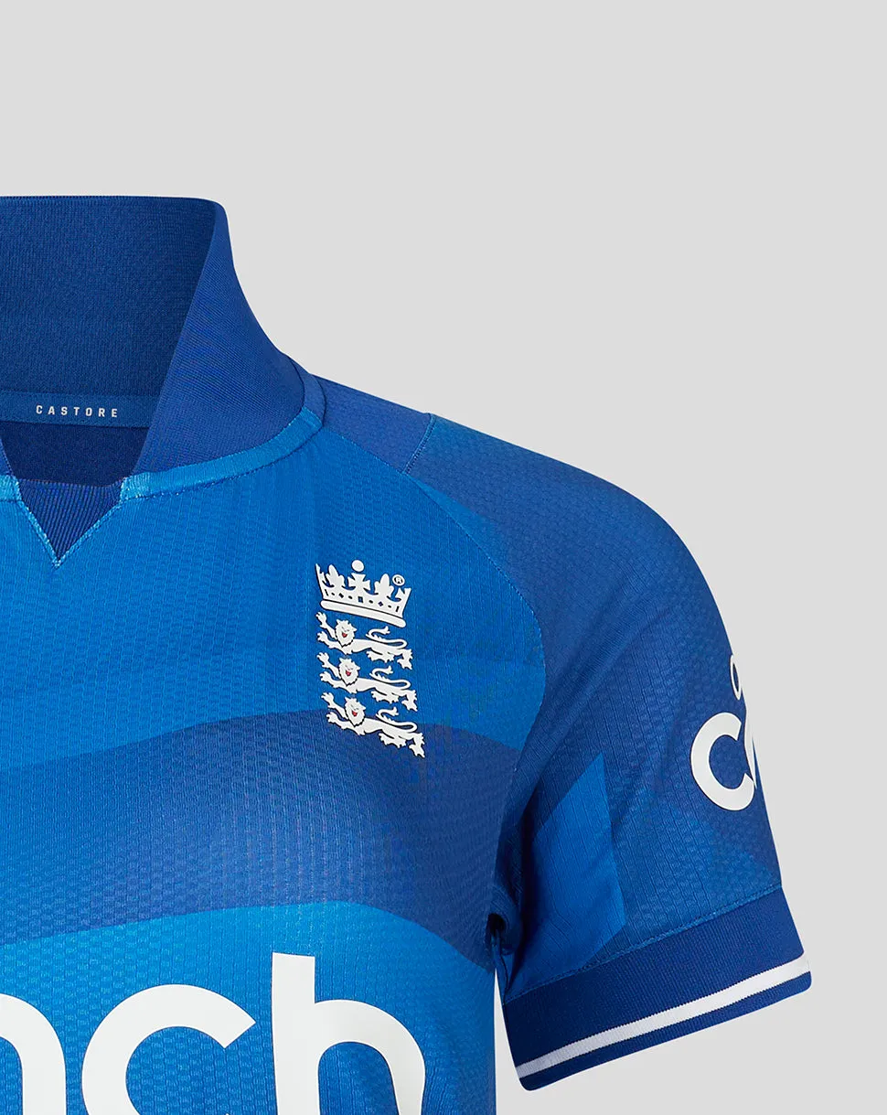 Blue England Cricket Women's ODI Shirt