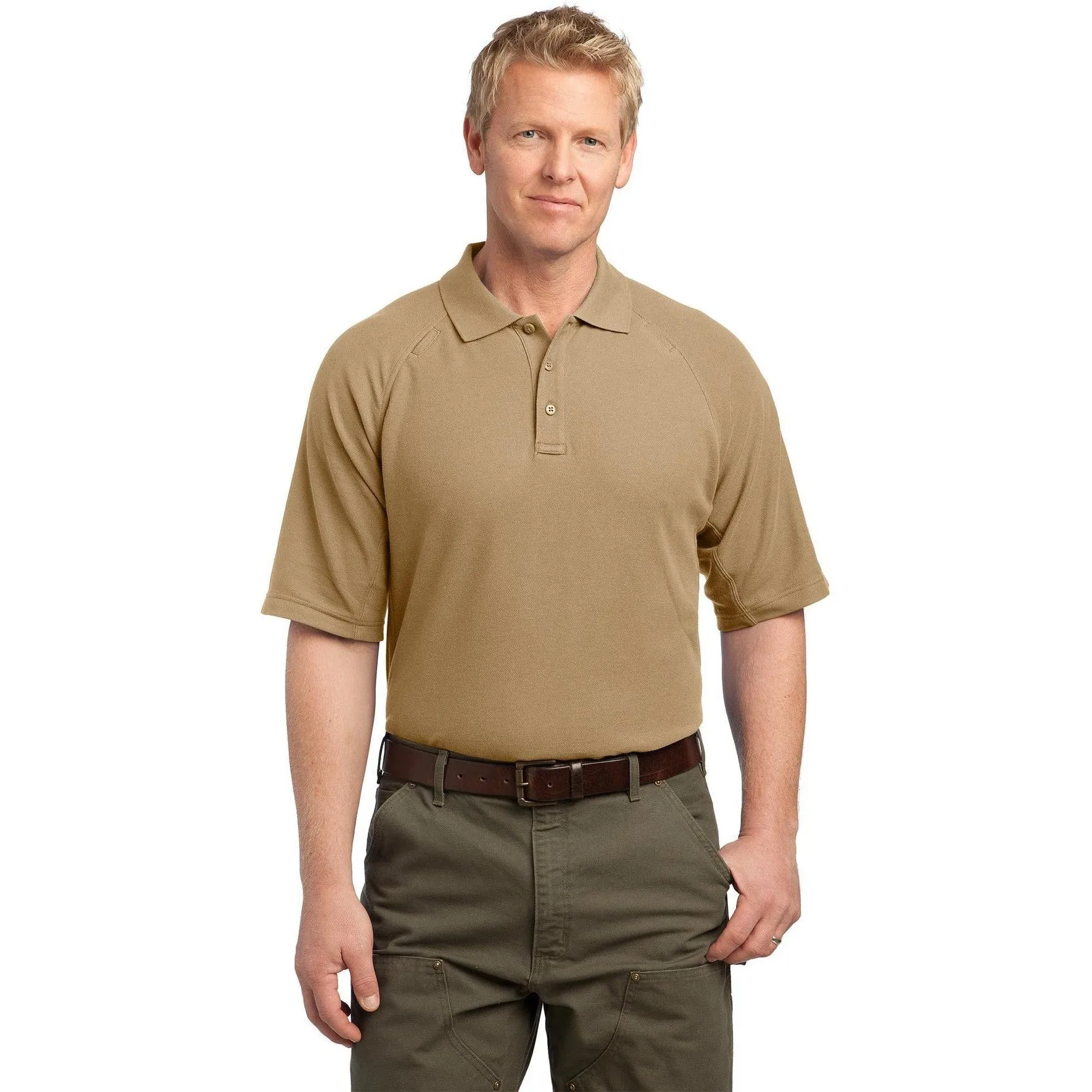 CLOSEOUT - CornerStone EZCotton Tactical Polo