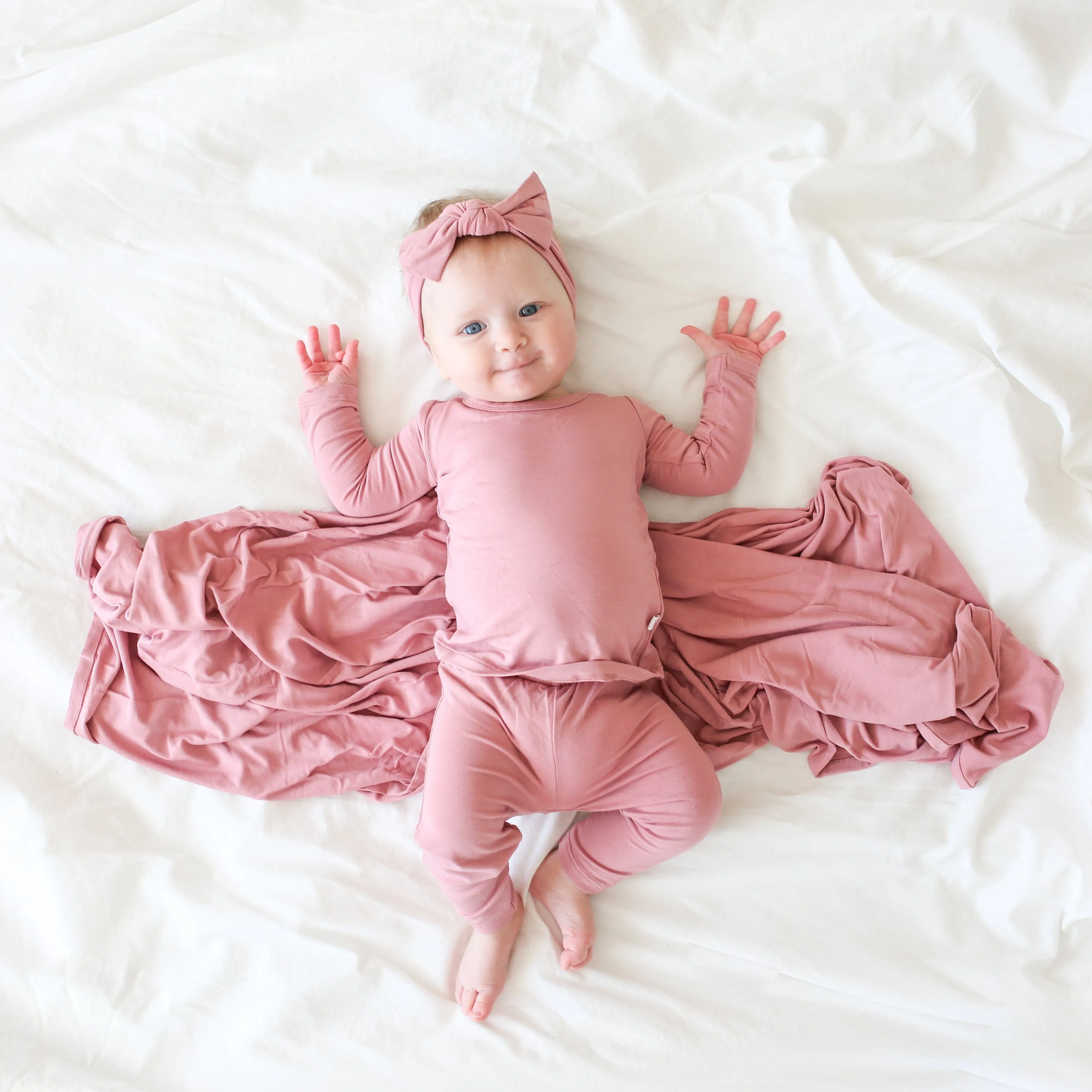 Dusty Rose Classic Pajama Set