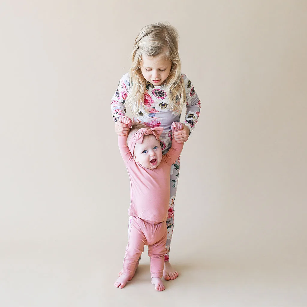 Dusty Rose Classic Pajama Set