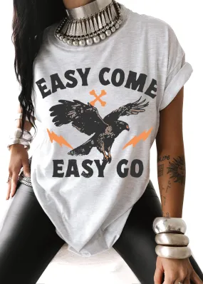 EASY COME EASY GO SIDE SLIT TEE