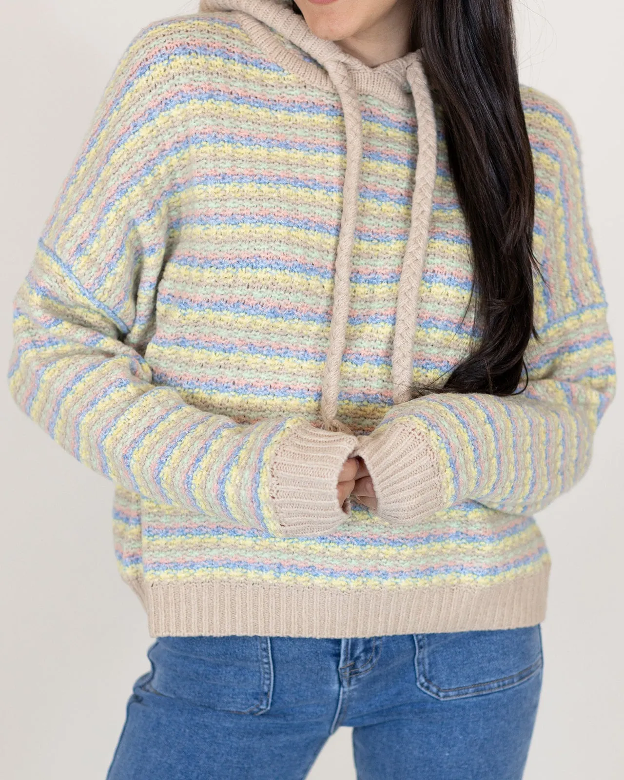 Edin Stripe Hooded Sweater | FINAL SALE