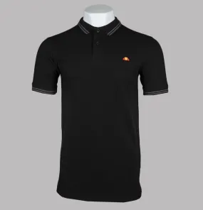 Ellesse Rooks Polo Shirt Black/Grey