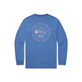 FieldTec™ Heathered Tee - Mahi Circle - Long Sleeve