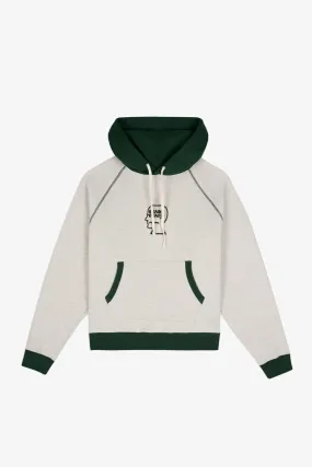 Fleece Logo Head Raglan Hoodie