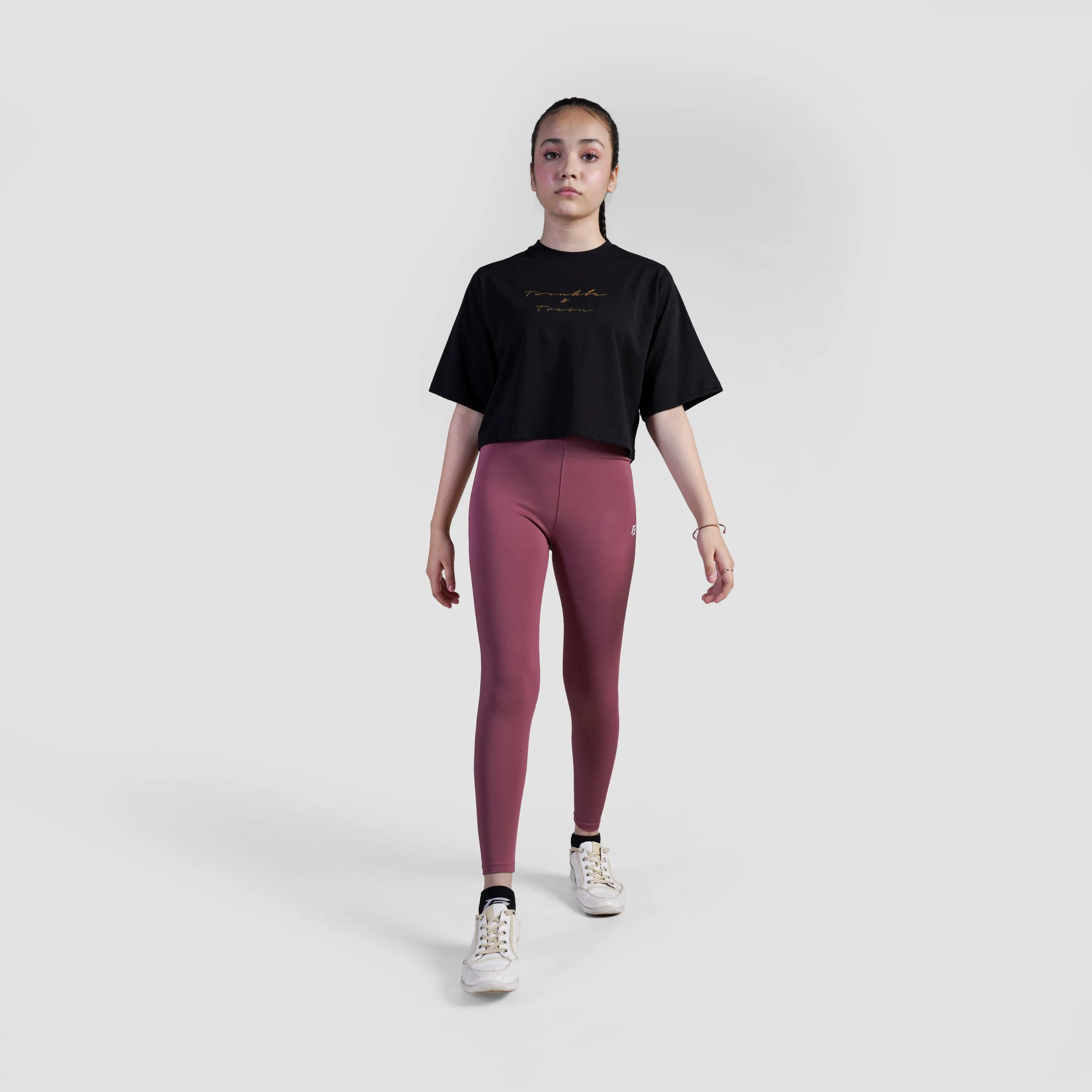 Flexfit Junior Leggings (Rose Wood)