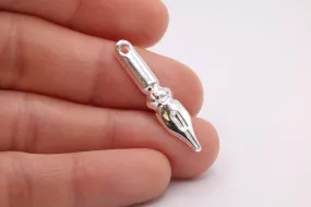 Fountain Pen Charm, 925 Sterling Silver, 636