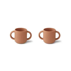 Liewood Gene Silicone Cup - 2 pack - Tuscany Rose Cat