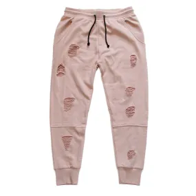 Long Live the Youth Distressed Rose Joggers