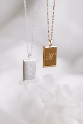 Luka - Monogrammed Stainless Steel Necklace