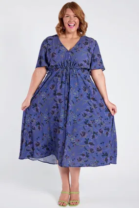 Marley Crepe Electric Bloom Dress