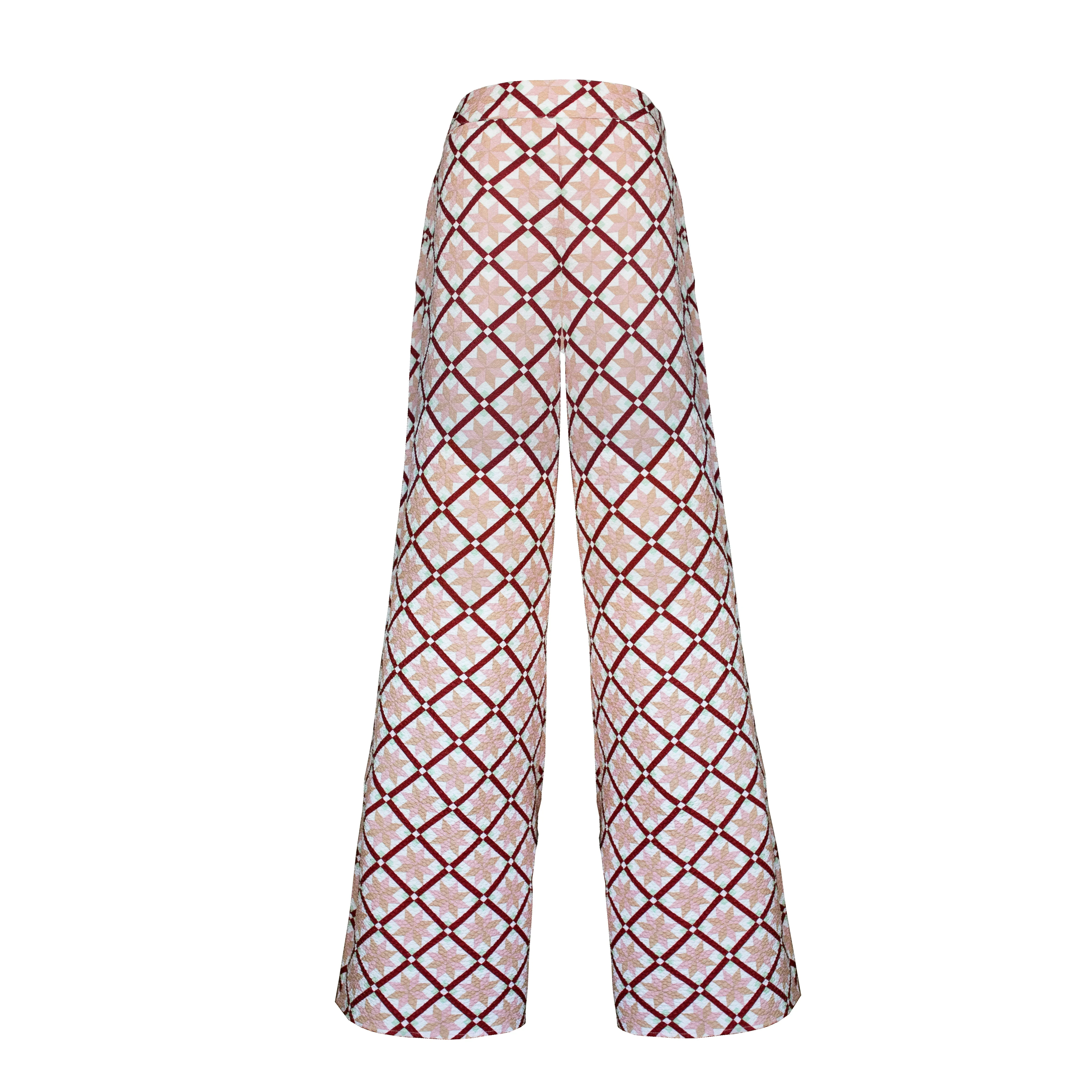 MASON'S DAUGHTER Rose Geo Print Pant