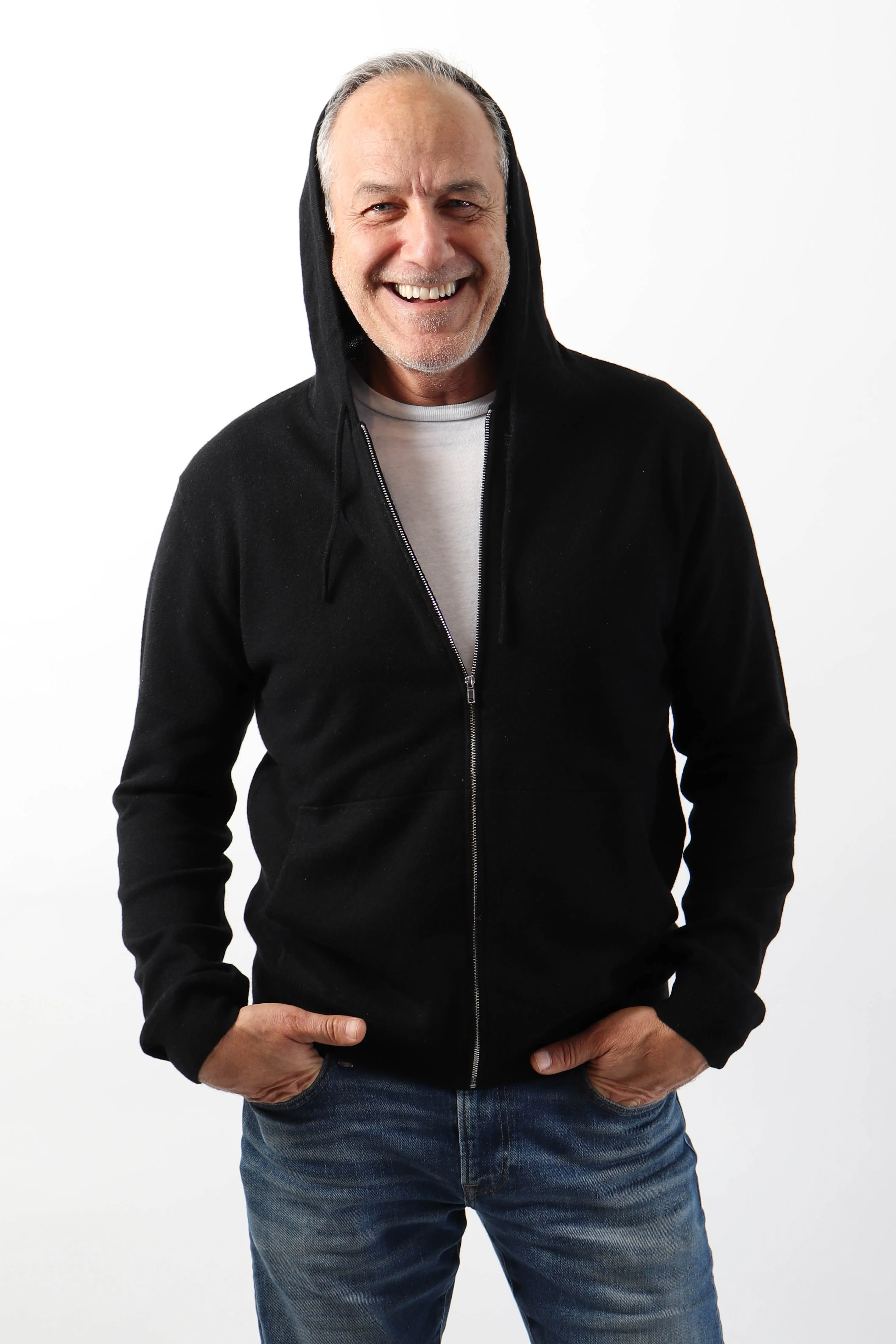 Men's Cashmere Zip-Up Hoodie