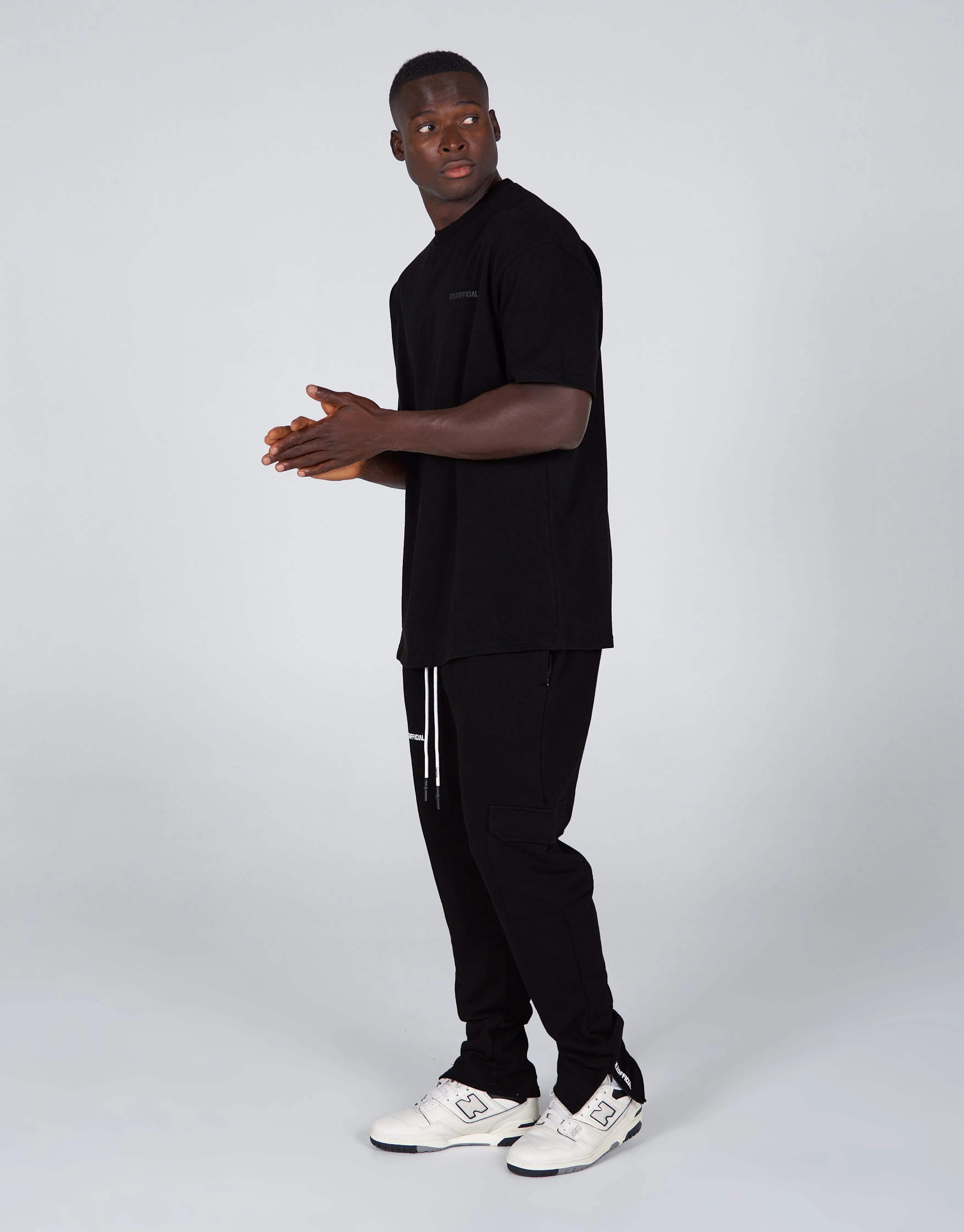 Mens Fitted Jogger - Black