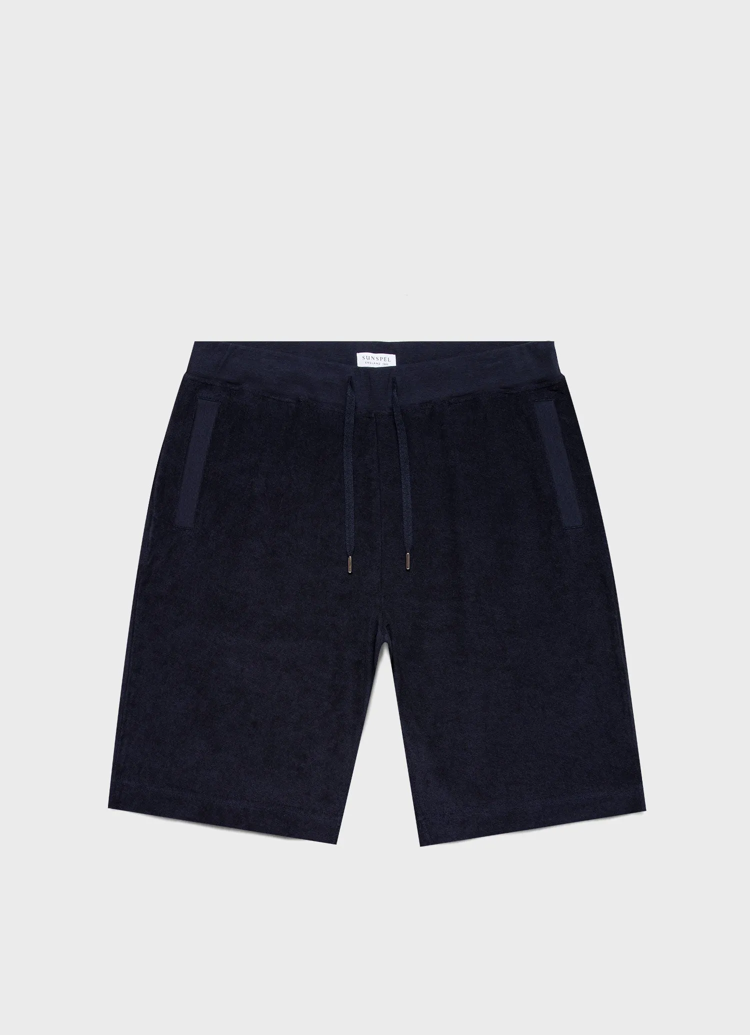 Men's Towelling Short in Navy