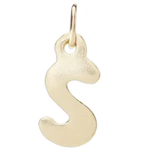 "S" Bubble Letter Charm