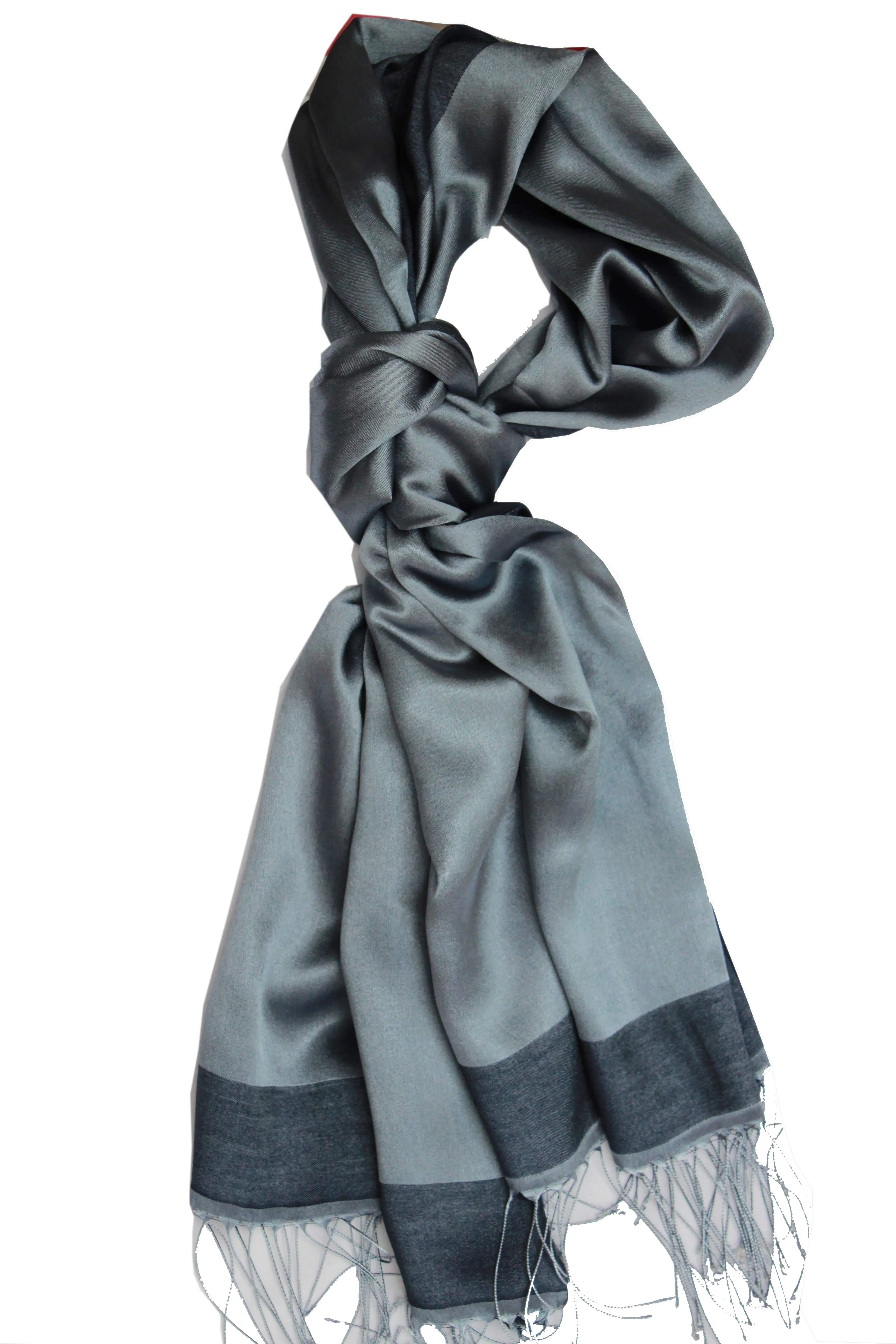 Reversible Long Scarf - Denim