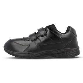 Walkaroo Senior Boys School Shoes - 570 Black