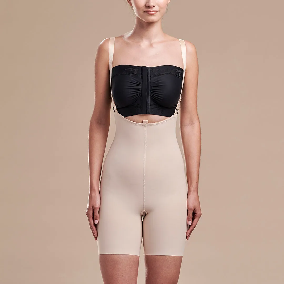 Zipperless Girdle with Suspenders - Mid Thigh Length - Style No. FBT2